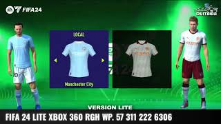 FIFA 24 LITE XBOX 360 RGH  KITS 2024  KICHAJES 2024 [upl. by Marijo653]