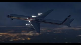 Emery Worldwide Flight 17  Crash Animation [upl. by Sokem930]