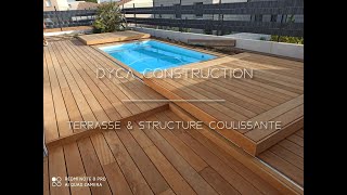 Projet N°1  Terrasse amp Structure Coulissante [upl. by Moguel327]