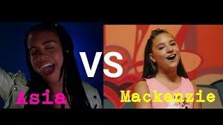 PART 2 SINGING EDITION ASIA MONET VS MACKENZIE ZIEGLER WHO IS THE MOST HIGH AND POWERFUL VOICE [upl. by Diannne]