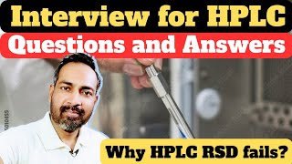 hplc interview questions and answers  HPLC  interview  Hindi [upl. by Bilat815]