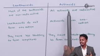 Difference Between Lanthanoids and Actinoids  D and F Block Elements  Chemistry Class 12 [upl. by Lednam]