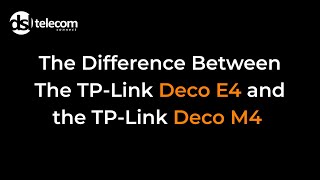 TPLink Deco E4 vs M4 Comparison of Mesh WiFi Systems [upl. by Llertal678]