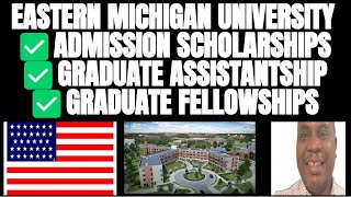 🇺🇸 Eastern Michigan University Scholarships Tuition Waiver amp Stipend masters studyinusa [upl. by Trefor]