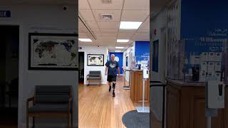 Rotationplasty Amputee  Shawn walking with Prosthesis [upl. by Jara]