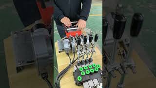 24 V clutch motor wireless Proportiona remote control radio Manipulatorcranecranetruckfassi [upl. by Erodasi]