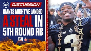 Giants Might’ve Landed a Steal in 5th Round Running Back [upl. by Ameyn]