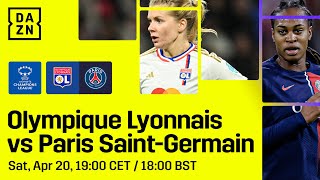 Lyon vs PSG  UEFA Womens Champions League 202324 Semifinal First Leg Full Match [upl. by Linskey]