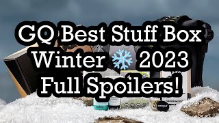 GQ Best Stuff Box Winter ❄️ 2023 Full Spoilers  BeautyAmaB [upl. by Natsyrk]