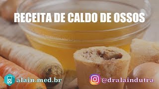 Receita de Caldo de Osso [upl. by Ardeid54]