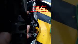 steering wheel control buttons removal instructions automobile machenical mecanic [upl. by Knah934]