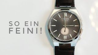 Citizen ganz stark Tsuyosa 20 NK501001H mit Lederband und 60h Gangreserve Review deutsch [upl. by Durwin470]