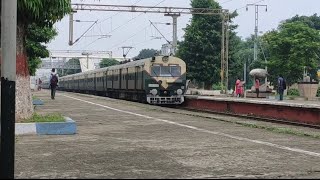 Asansol  Burdwan Local Train Arriving and Departing at Durgapur Station [upl. by Nolat]