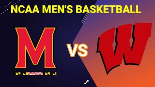 Maryland vs Wisconsin  2024 NCAA MENS BASKETBALL LIVE SCORE [upl. by Osswald331]