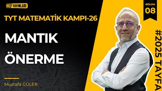 Hız Tyt Matematik Kampı26  Mantık Konu Anlatımı  Pdf öğrenmegarantili [upl. by Osmond]