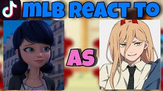 MLB react to Marinette as Power  Gacha Club [upl. by Ademla]