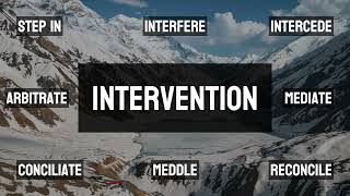 WHAT DOES INTERVENE MEAN [upl. by Eremehc]