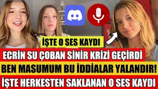 ECRİN SU ÇOBAN SİNİR KRİZİ GEÇİRDİ DİSCORD DOLANDIRICILIĞI İDDİALARINI YALANLADI ÖYLE BİŞEY YOK [upl. by Nide]