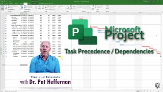 MS Project 4  Task Precedence or Dependencies [upl. by Ivers]