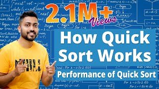 L31 How Quick Sort Works  Performance of Quick Sort with Example  Divide and Conquer [upl. by Lev]