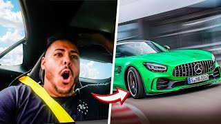 REAÇÃO do RENATO GARCIA na MERCEDES AMG GTS [upl. by Clovah875]