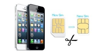 iPhone 5 How To Convert Micro SIM Card into Nano SIM Card [upl. by Haase]