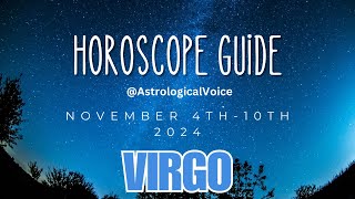 Virgo November 410 Horoscope Guide [upl. by Htezzil]