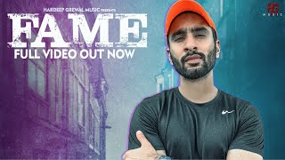 FAME  Hardeep Grewal  Official Video  PROOF  👍 2020 [upl. by Axia]