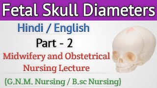 Fetal Skull Diameters  Fetal Skull Diameters In Hindi [upl. by Atrebor]