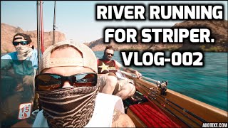 Swimbait Chronicles went River running with big swimbaits for striped bass  vlog002 [upl. by Islean297]