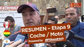 Resumen  CocheMoto  Etapa 9 Tupiza  Salta  Dakar 2018 [upl. by Nahaj]