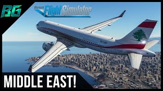 MIDDLE EAST  Flybywire A32NX  MSFS LIVE VATSIM [upl. by Cerelia318]