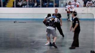 SN Rebels vs Niagara Thunderhawks Fight 2 [upl. by Adnahcir]