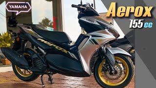 2024 YAMAHA Aerox 🔥  Updated Aerox 155 Detailed video  Harsh verma [upl. by Aicirtap]