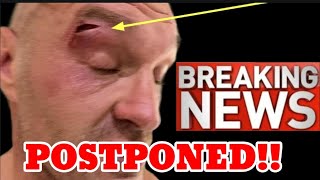 BREAKING NEWS ❗😱😱 TYSON FURY VS OLEKSANDR USYK POSTPONED ❗😱 DUE TO INJURY DURING SPARRING🤔🚨😡 [upl. by Dulcle]