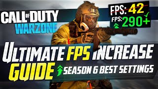 🔧 COD WARZONE Dramatically increase performance  FPS with any setup  Best Settings Season 6 🚇✔️ [upl. by Melanie]