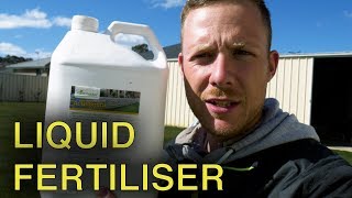 You Should Be Using Liquid Fertiliser On Your Lawn [upl. by Asselem]