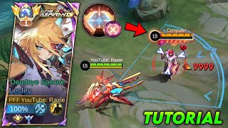 LESLEY CANCEL ULTI COMBO TUTORIAL💥 MUST WATCH [upl. by Acissej33]