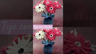 Gerberas tejidas a crochet crochet flowers florestejidas [upl. by Eatnoj382]