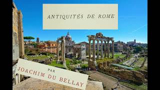 Du Bellay  les Antiquités de Rome  Partie 1 Livre Audio  Poésies [upl. by Westfahl239]