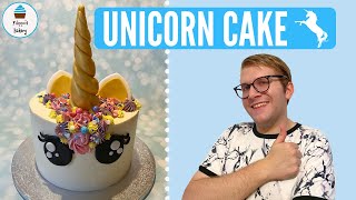 TORTA UNICORNO  UNICORN CAKE  Filippos Bakery [upl. by Tekcirk]