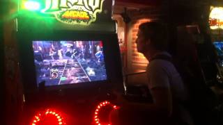 Guitar Hero Arcade s34n  Hit Me With Your Best Shot Expert Gameworks Tempe AZ [upl. by Lajet]