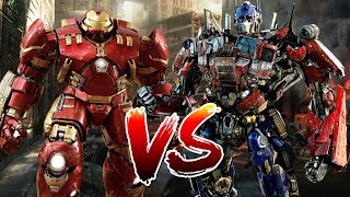 Hulkbuster MCU VS Optimus Prime Movie  Who Wins [upl. by Wilmott]