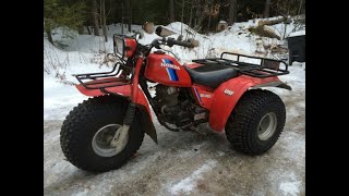 1984 Honda Big Red 200 review and ride [upl. by Chrystal243]