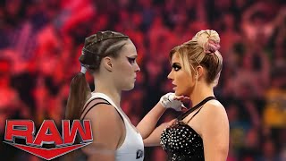 WWE Full Match  Alexa Bliss Vs Ronda Rousey  Monday Night RAW Full Match [upl. by Giordano]