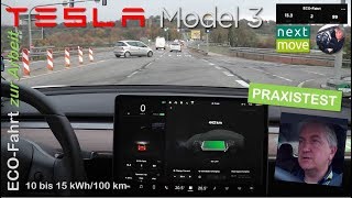 Tesla Model 3 ECOFahrt und mein Fazit  nextmove [upl. by Bidle]