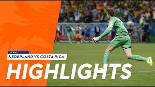 Highlights Nederland  Costa Rica 43 ns 13062014 WK 2014 [upl. by Alrick]