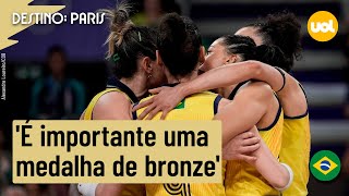 SE BRASIL COMEÇAR INTIMIDANDO ELAS NÃO SEGURAM O ROJÃO DIZ MÁRCIA FU SOBRE VÔLEI FEMININO [upl. by Zurciram880]