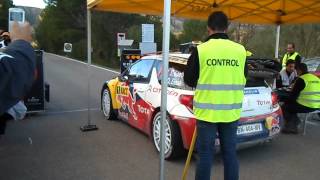 Depart Sebastien Loeb Rallye de Catalogne [upl. by Acyssej]