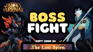 AFK ARENA  THE LOST SPIRE STAGES 2124 AND BOSS [upl. by Erasaec]